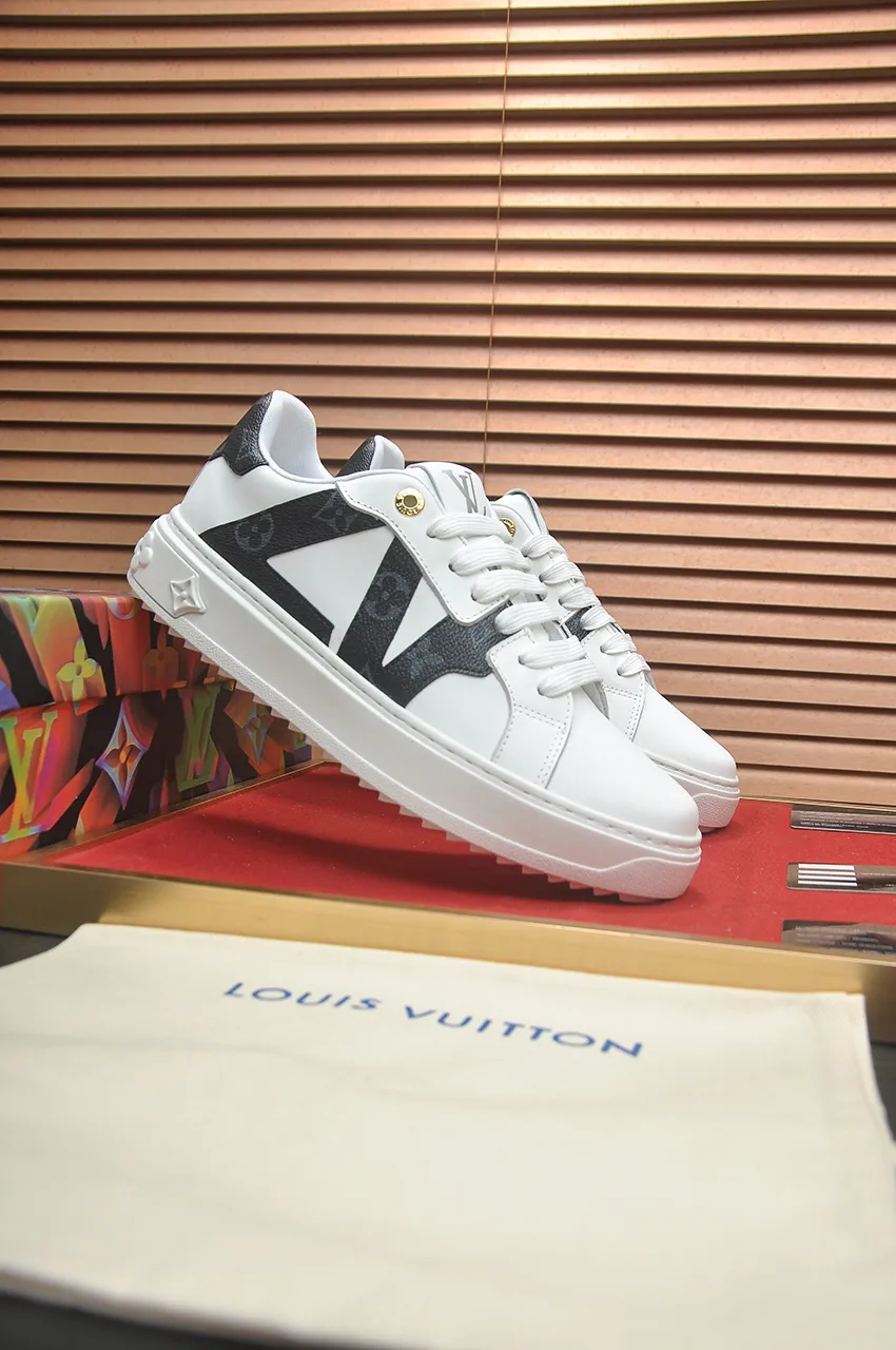 Men's shoes 💰540💶[LOUIS VUITTON] Original order price (mesh lining) new model 🍀LV Louis Vuitton * - top version of LV classic trendy shoes! Use imported original cowhide leather, cloth cowhide lining and original wear-resistant rubber outsole! High quality products! Code number 38-45 (45 is custom-made and cannot be returned or exchanged)
